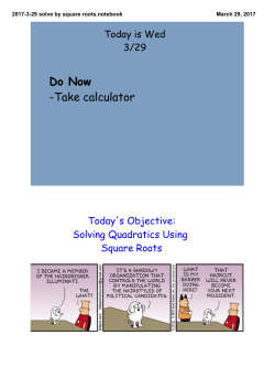 2017-3-29 solve by square roots.notebook