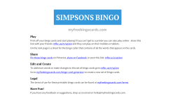 simpsons bingo - MyFreeBingoCards.com