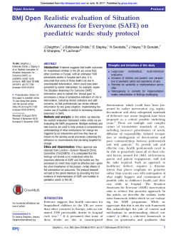 Realistic evaluation of Situation Awareness for