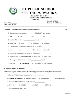 Answer Key Summative Assessment (II)