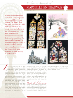 Eucharistic Miracle of Marseille-En-Beauvais, France