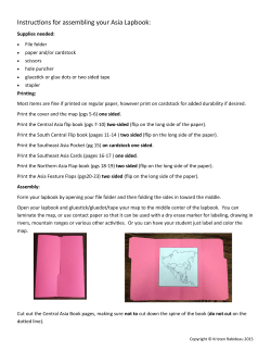 the Asia Lapbook