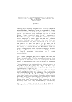Feminine Fluidity - Dorothy Richardson
