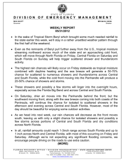 DEM Letterhead - FloridaDisaster.org