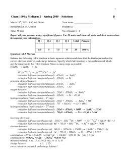 Midterm 2 - U of L Class Index