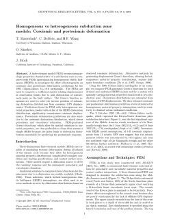 Homogeneous vs heterogeneous subduction zone models