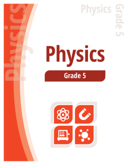 Grade 5 Physics Teacher Guide