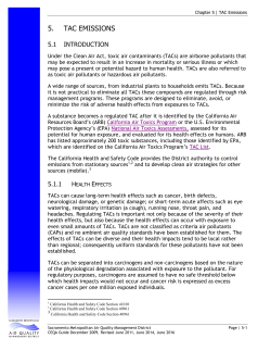 5. tac emissions - Sacramento Metropolitan Air Quality Management