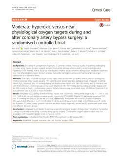 Moderate hyperoxic versus near-physiological oxygen targets