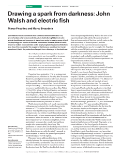 John Walsh and electric fish