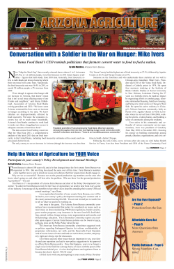 Conversation with a Soldier in the War on Hunger: Mike Ivers