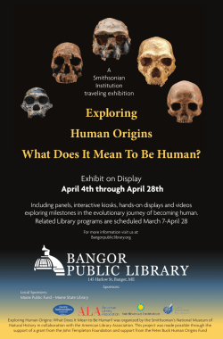 Exploring Human Origins What Does It Mean To Be Human?