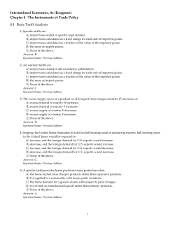 International Economics, 8e (Krugman)
