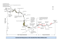 Commercial Fishing Zones on the Columbia River Below McNary