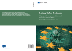 Realising the New Renaissance - European Commission