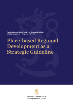 Place-based Regional Development as a Strategic