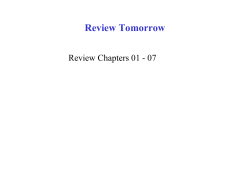 Chapter 07: Kinetic Energy and work