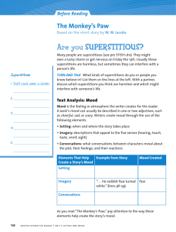 Are you SUPERSTITIOUS?