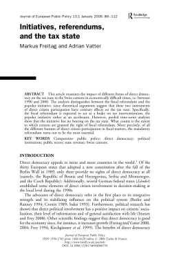 Initiatives, referendums, and the tax state