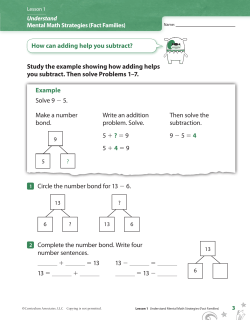 fact families - Gulfport School District