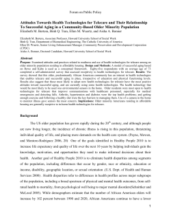 Table 1 Demographic Characteristics of Study Population