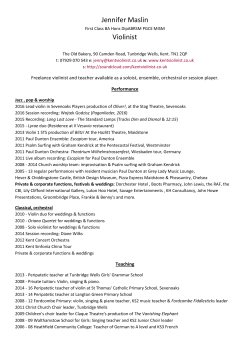 here - Kent Violinist