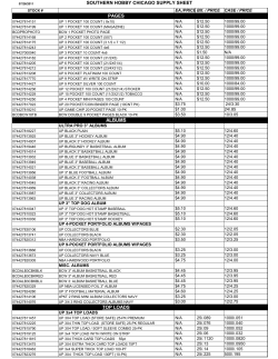 southern hobby chicago supply sheet pages albums top loads