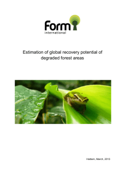 Estimation of global recovery potential of