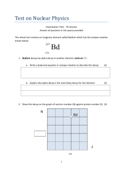 Test on Nuclear Physics