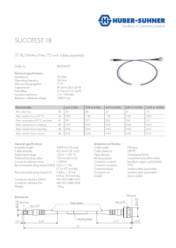 sucotest 18 - Huber+Suhner