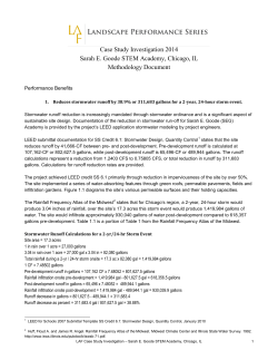 Case Study Investigation 2014 Sarah E. Goode STEM Academy