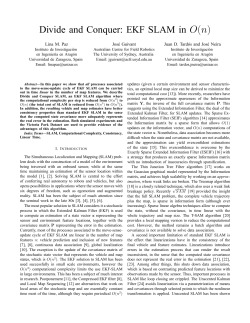 Divide and Conquer: EKF SLAM in O(n)