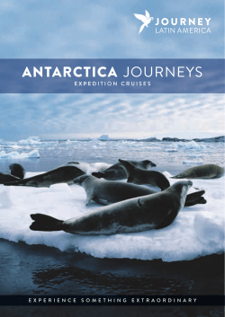 ANTARCTICA JOURNEYS - Journey Latin America
