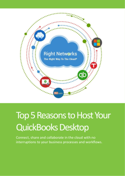 Top 5 Reasons to Host Your QuickBooks Desktop