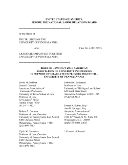 UNITED STATES OF AMERICA BEFORE THE NATIONAL LABOR