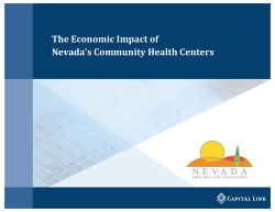 The Economic Impact of Nevada`s Community Health Centers
