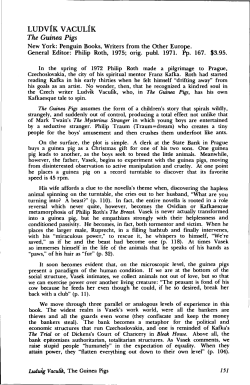 LUDVIK VACUL&Icirc;K The Guinea Pigs