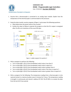 EE436 &ndash; Programmable Logic Controllers
