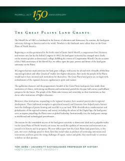 The Great Plains Land Grants