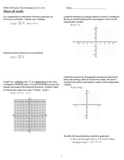 MTH 112 Practice Test 3 (Sect 1.8, 3.1-3.5) FA2011.tst