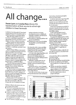 Susan Lyon and Louise Hess, Great Yarmouth PCT Speech