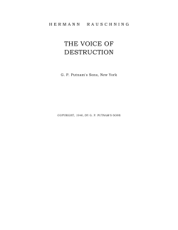 the voice of destruction