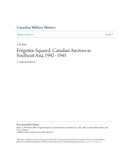 Forgotten Squared - Scholars Commons @ Laurier