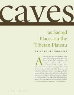 as Sacred Places on the Tibetan Plateau