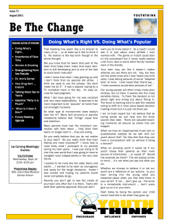august 2011 - YouthThink