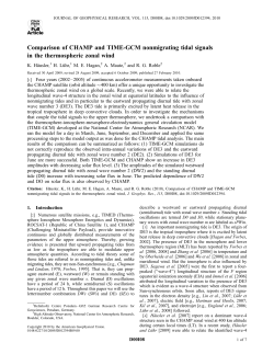 Comparison of CHAMP and TIME-GCM nonmigrating