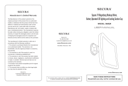 Secura Square 7x Magnifying Makeup Mirror User