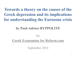 detailed presentation - Greek Economists for Reform.com