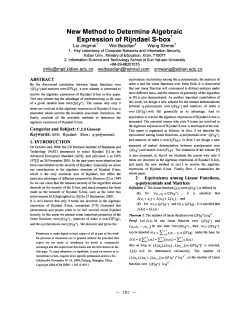 New Method to Determine Algebraic Expression of Rijndael S-box
