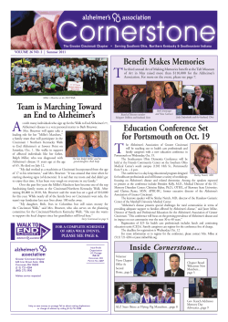 Summer 2011 - Alzheimer`s Association